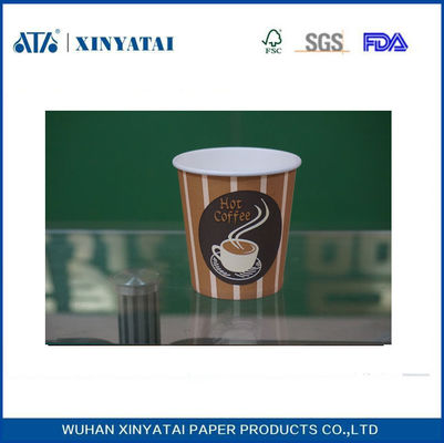 China Benutzerdefinierte Einweg Warmes Getränk Papierbecher / Isolierte Recycling einzigen Wall Paper Cup fournisseur