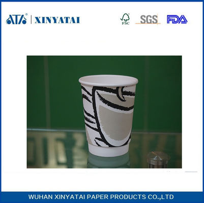 China 16oz Hitze - kundenspezifische Papierkaffeetasse-heiße Isolierschale mit Deckeln fournisseur