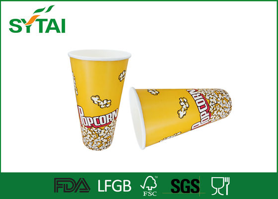 China Individuell bedruckte Papier Popcorn Eimer Fettdichte und wasser Popcorn Container fournisseur