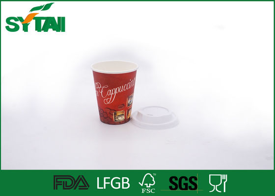 China Kundenspezifische Wegwerfpapierschalen für heiße Getränke/Heißgetränk-Schalen mit Standard SGS FDA fournisseur