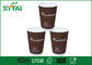 Kraftpapier verdreifachen Schicht-Brown-Papier-Kaffeetassen/recyclebare Wegwerfschalen fournisseur