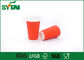 Kundenspezifische rote Kräuselungs-Papierschalen 4oz-22oz mit Plastik-/Papier-Deckeln, Eco freundlich fournisseur